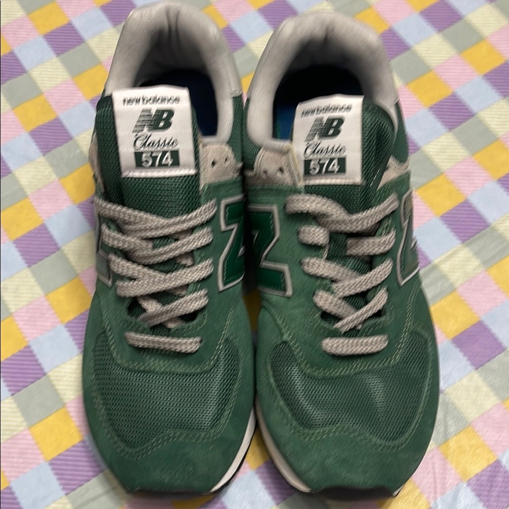 New Balance Classic 574 Green Sneakers